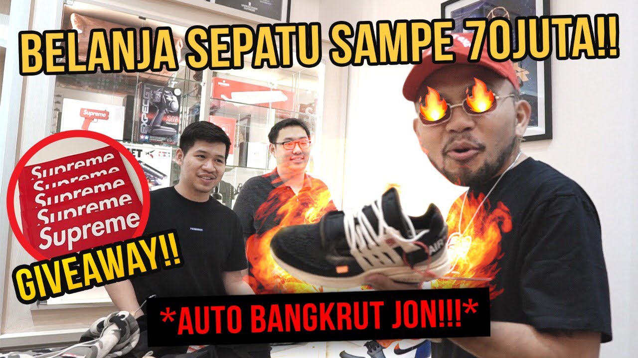 GELEDAH TOKO MALAH BORONG SEPATU SAMPE 70 JUTA??!!