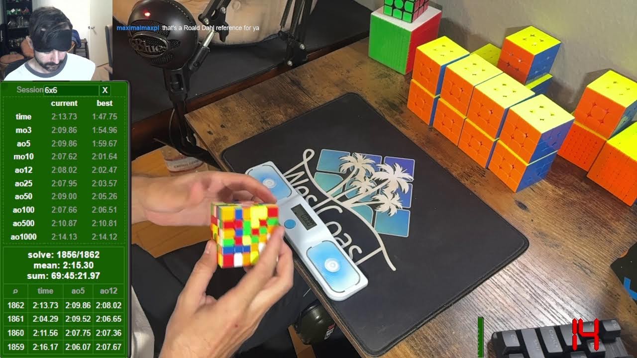 3BLD and MBLD practice! come hang