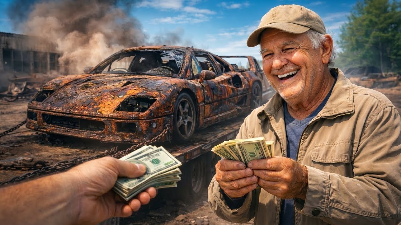 We Bought a 30-Year-Old Burnt Ferrari for $3,000…What Happened Next Was Insane