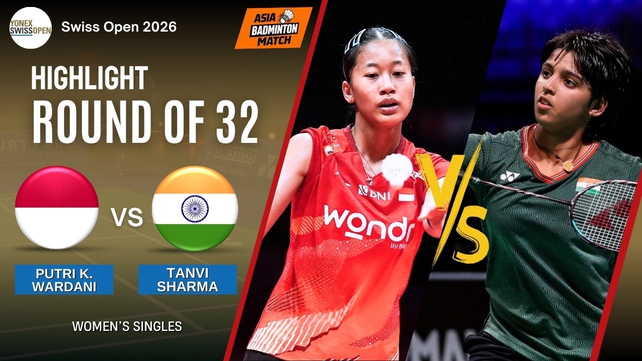 Putri Kusuma Wardani (INA) [1] vs Tanvi Sharma (CHN)  - R32 | Swiss Open 2026