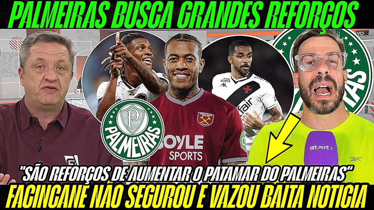 💥PALMEIRAS NÃO PERDOA BUSCA REFORÇOS DE SELEÇÃO E DEIXA A IMPRENSA EM CHOQUE! NOTÍCIAS DO PALMEIRAS
