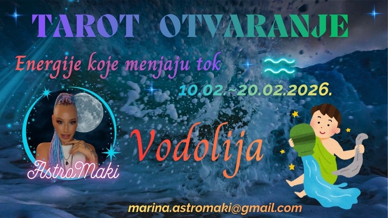 🔥 VODOLIJA ♒ | SUDBINSKI PREOKRET I KARMIČKA ENERGIJA 10–20. februar 2026 