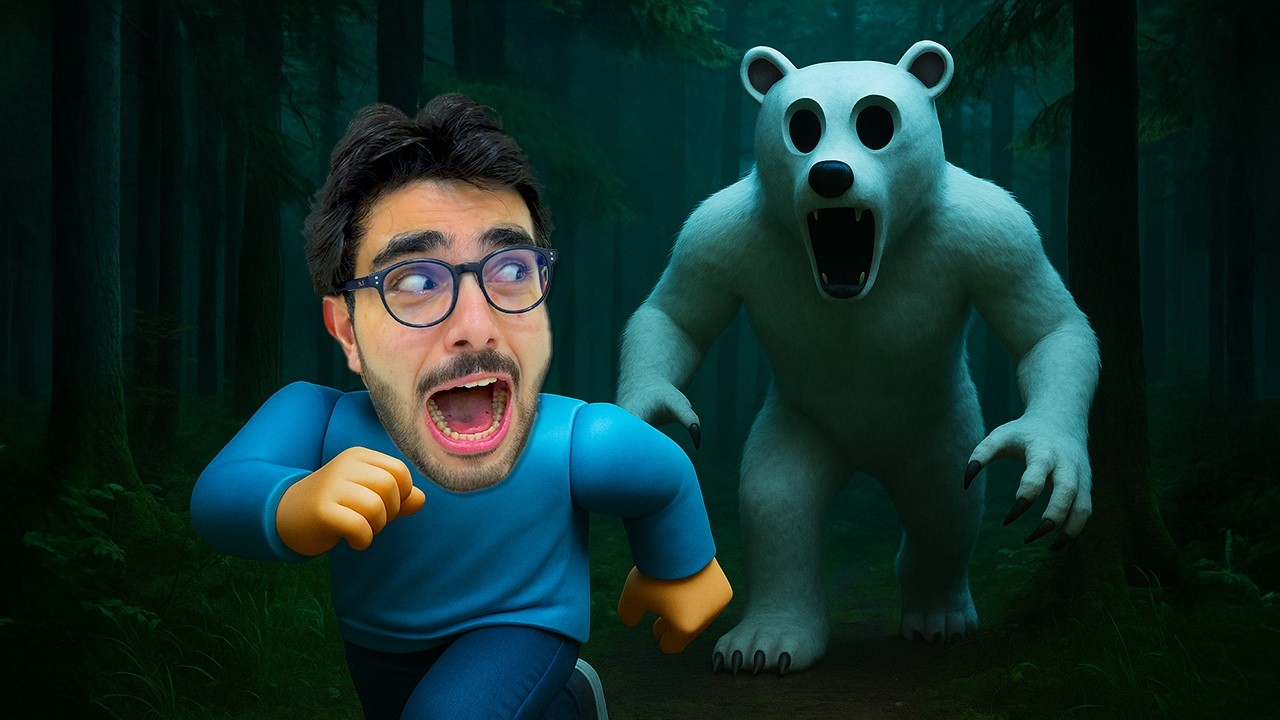 99 يوم في الغابة مع الدب 😈