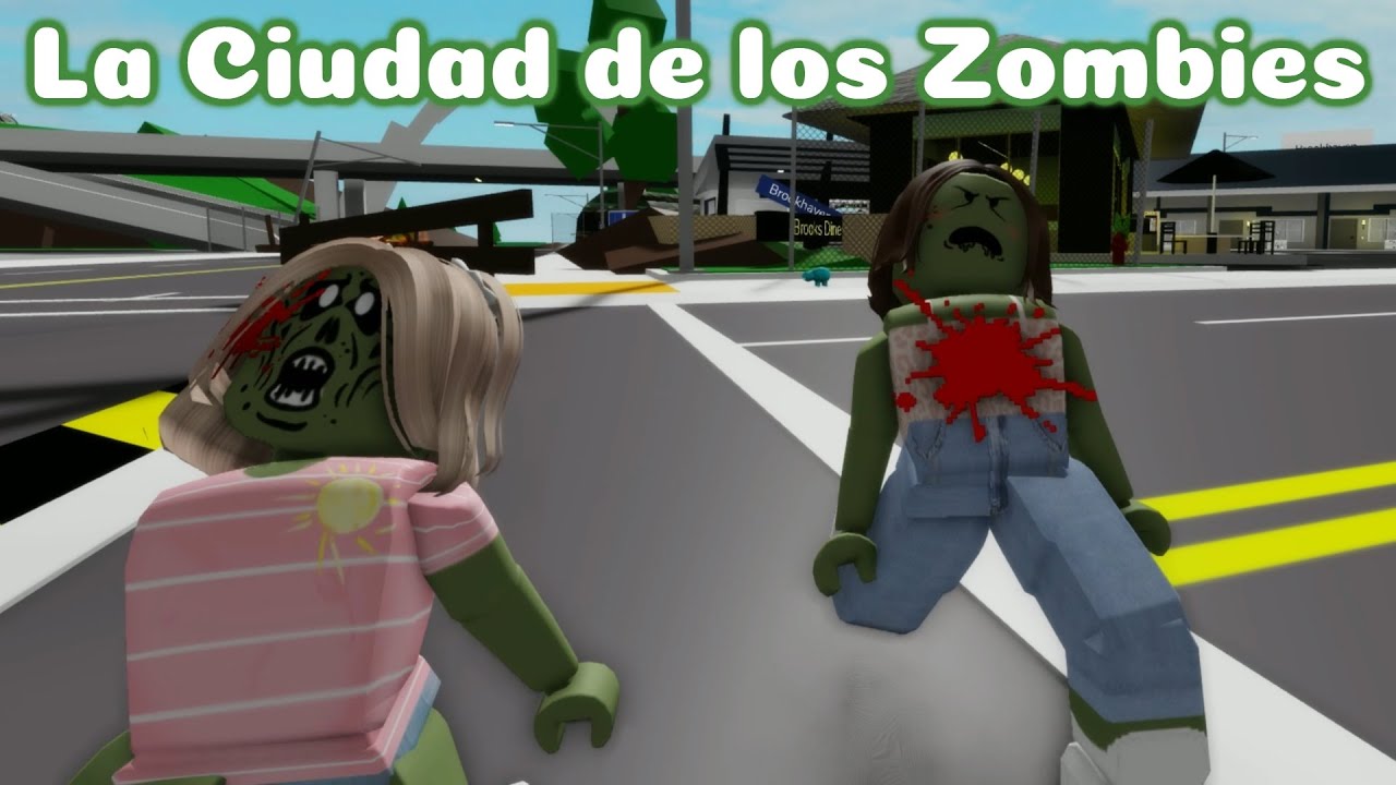 La Ciudad de los ZOMBIES | Historia de Roblox Brookhaven