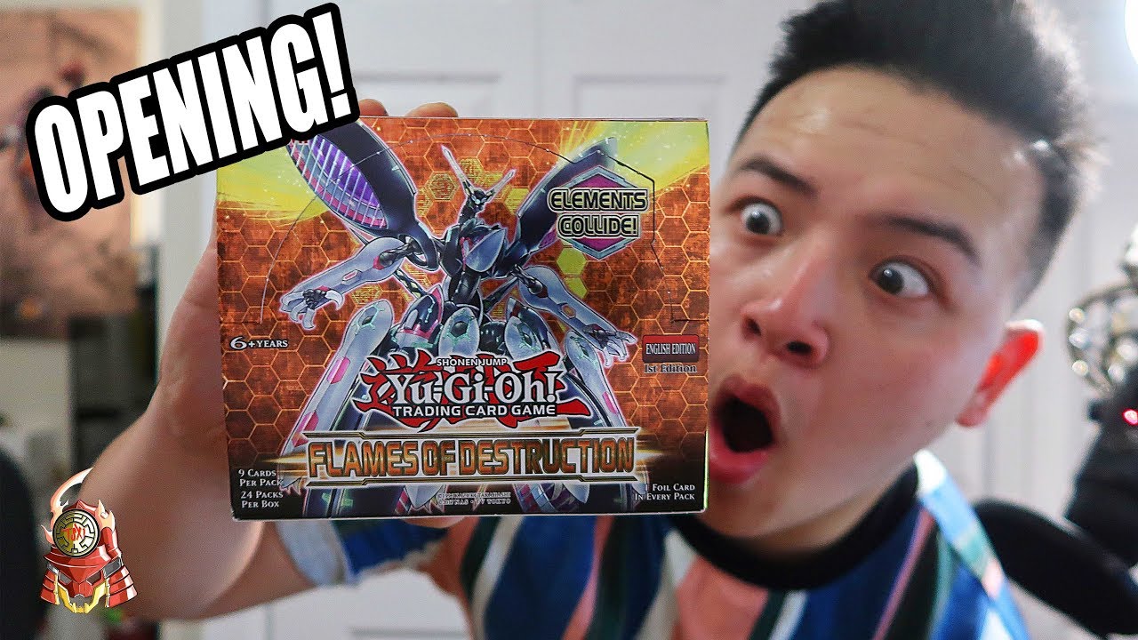 Yu-Gi-Oh! BEST! FLAMES OF DESTRUCTION BOOSTER BOX OPENING 2018 TCG! (TCG FLOD 2018)