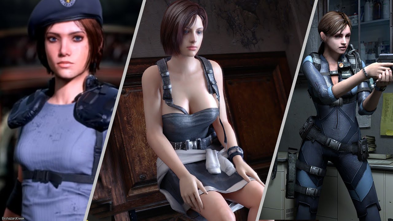 Evolution of Jill Valentine in Resident Evil series 1996 - 2020