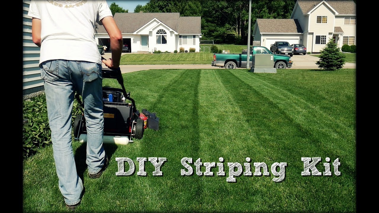 Lawn Striping - DIY Striping Kit Build and Demonstration