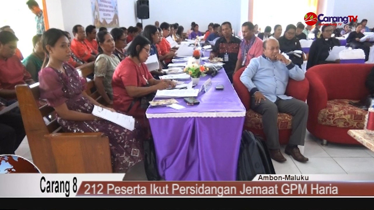 212 Peserta Ikut Persidangan Jemaat GPM Haria ke XXXXVI
