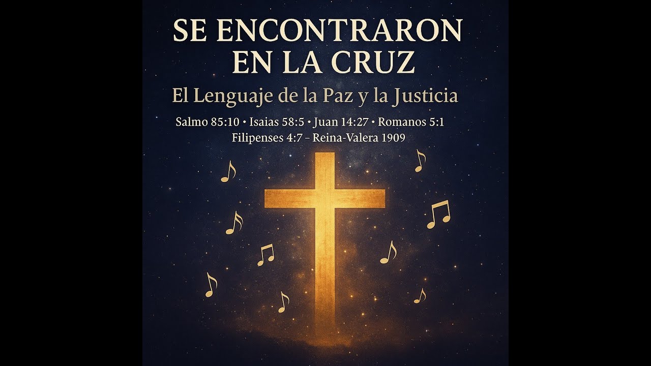🎵 SE ENCONTRARON EN LA CRUZ – El Lenguaje de la Paz y la Justicia 📖 Inspirado en Salmo 85 10 • Isa