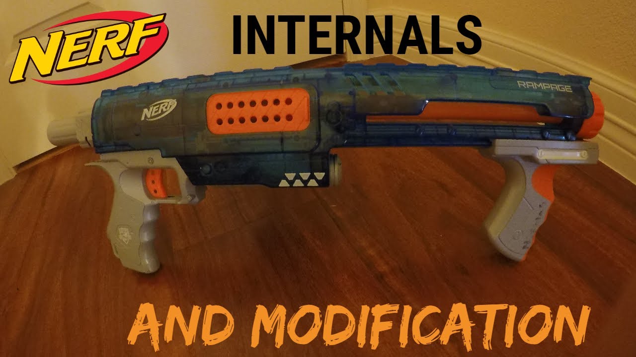 Nerf RAMPAGE AR Removal & DETAILED Internals Overview | 2020