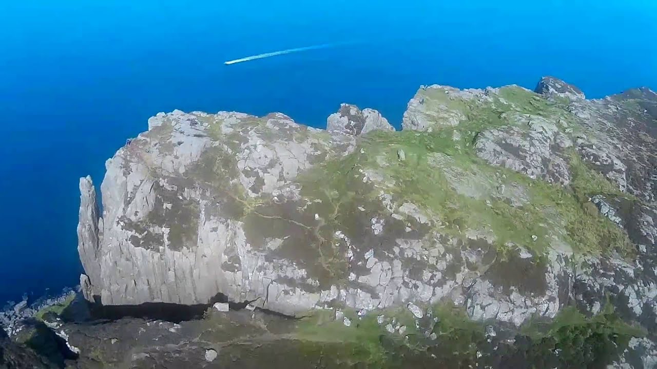 Flying at Grey Man's Path, North Antrim