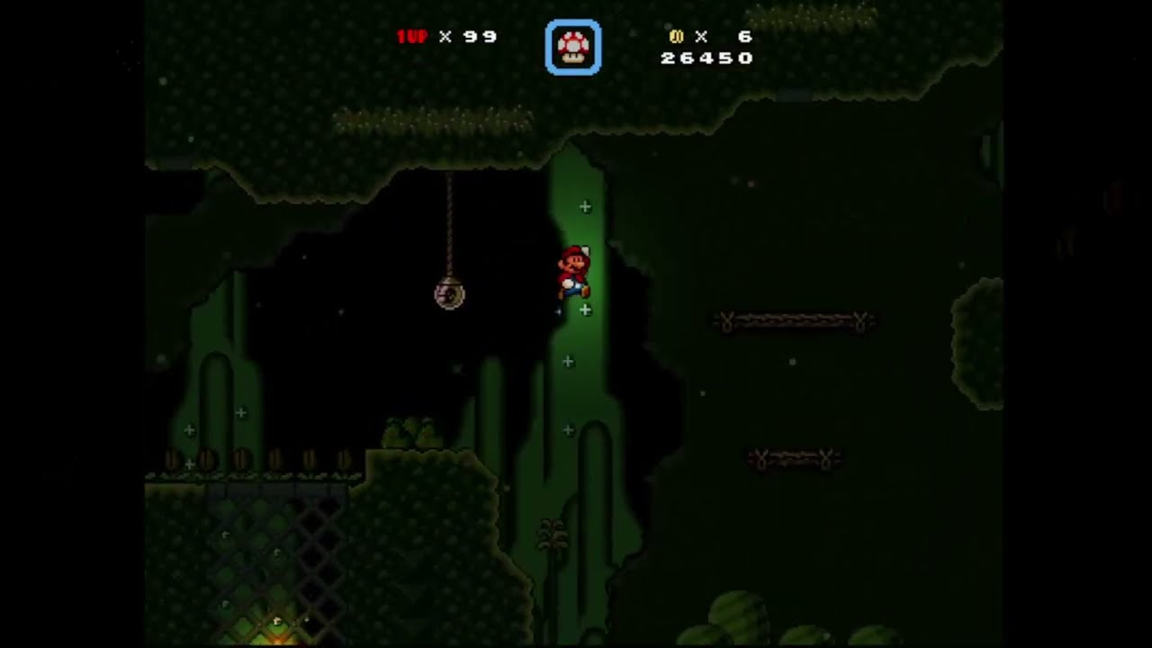 SMBX Custom Level - The Restoration Remake - 4-2 Green Grotto WIP
