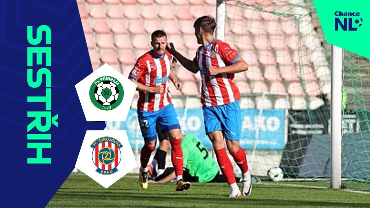 Fotbal Příbram - FC Zbrojovka Brno | 2:7 | 30. 7. 2025 | HIGHLIGHTS
