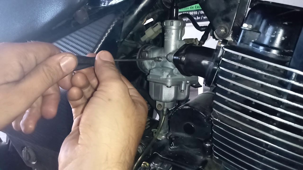 Kansas150 limpeza/regulagem carburador 3