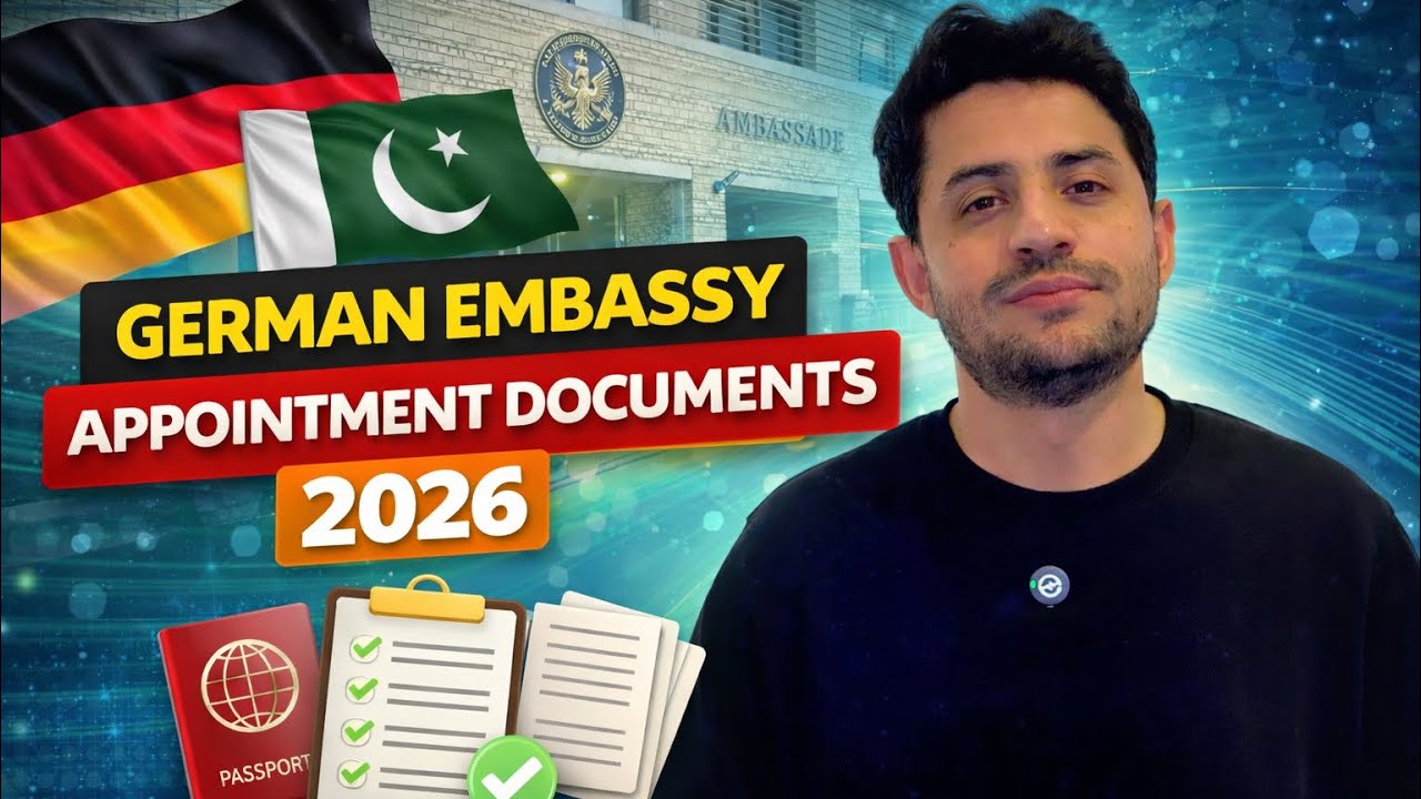 Don’t Miss These Documents! 🇩🇪 Germany Family Reunion Visa Checklist + Interview Tips (Pakistan)