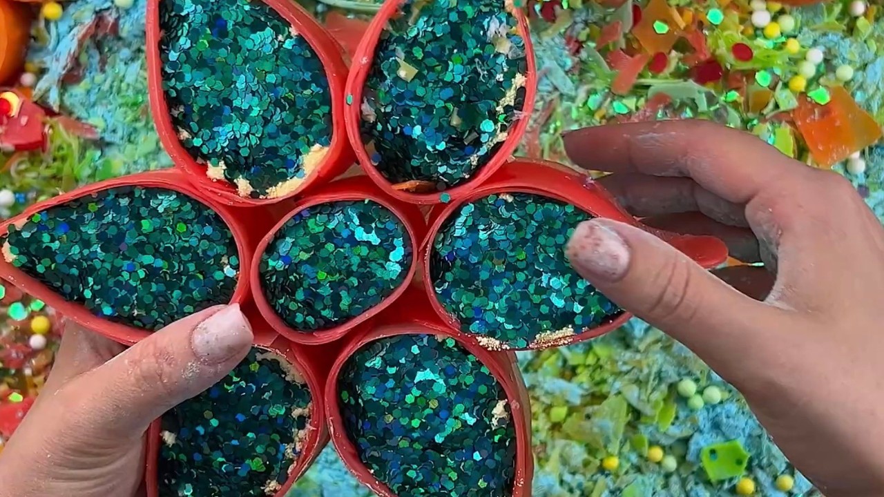 GLITTER BOMB✨ SOAP Boxes CRUSHING COMPILATION | satisfying soap asmr | credit : ​⁠​⁠​⁠@asmrbomba