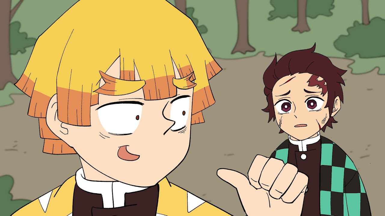 Zenitsu is still struggling today - Demon Slayer : Kimetsu no Yaiba