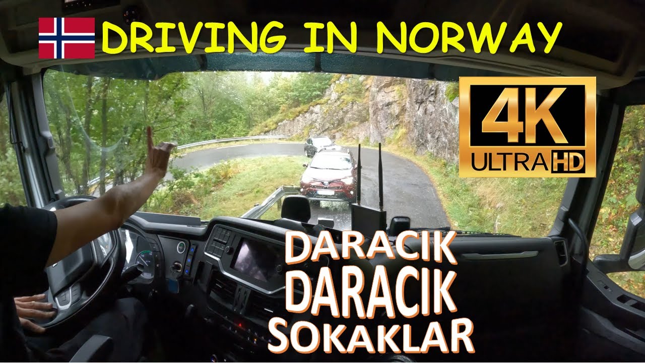 CV Driving Iveco Sway 570 - Country road over mountains - Southern Norway