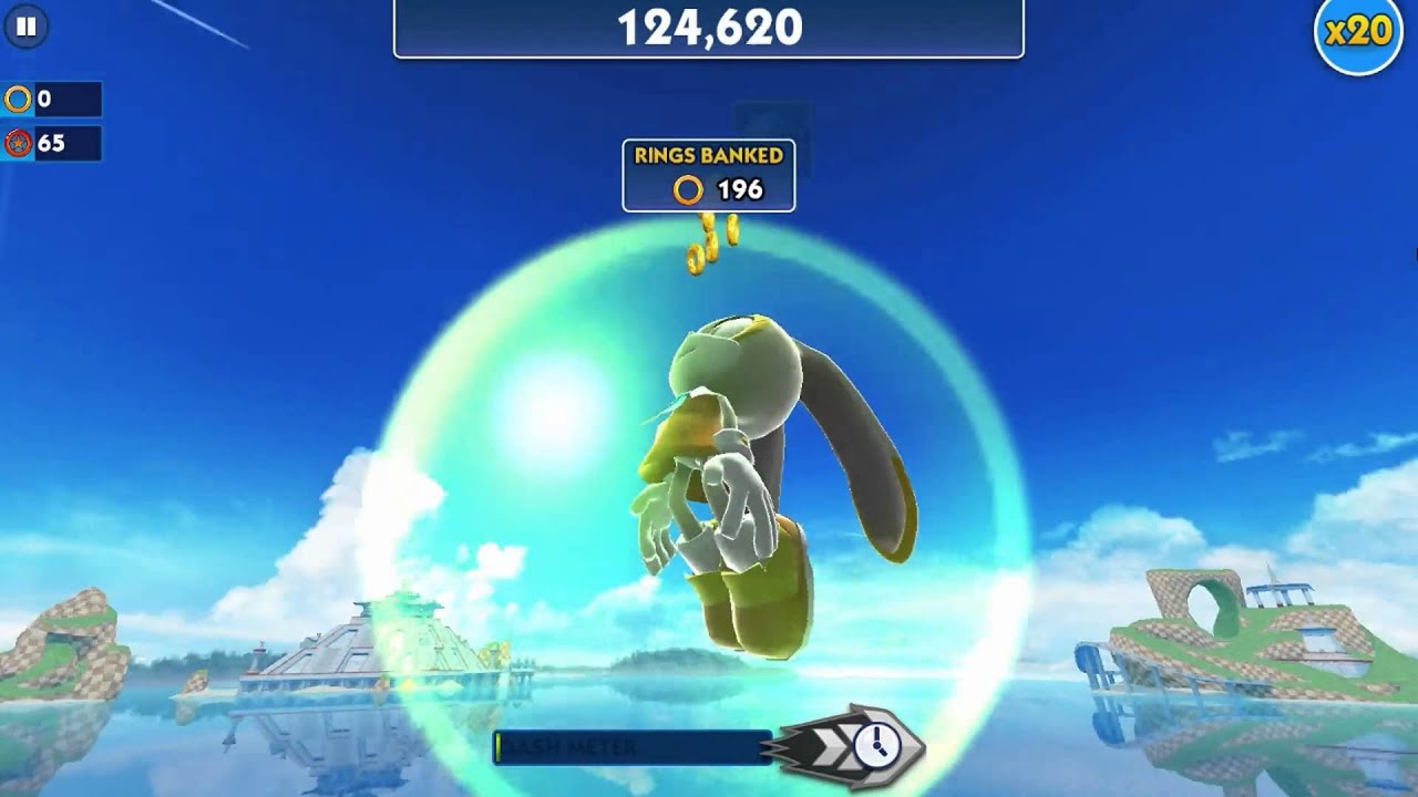 Sonic Dash (PC) - Cream Gameplay