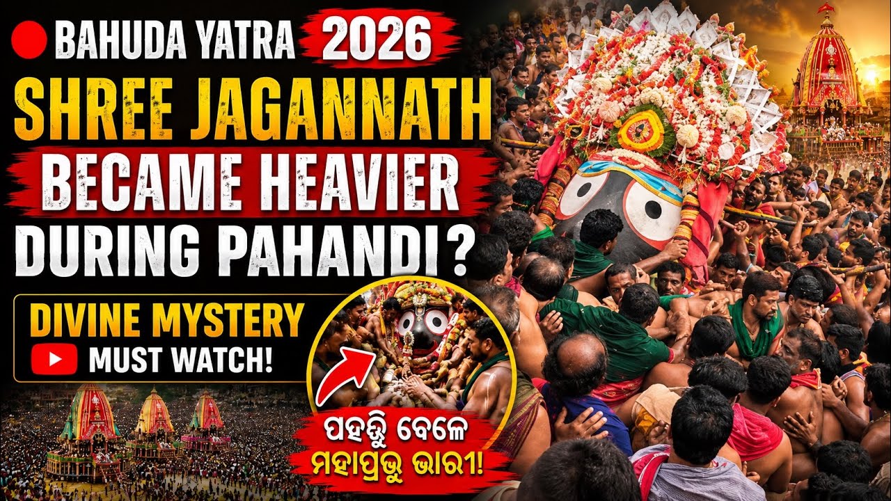 🔴 Bahuda Yatra 2026 | Shree Jagannath Became Heavier During Pahandi? Divine Mystery must watch!#puri