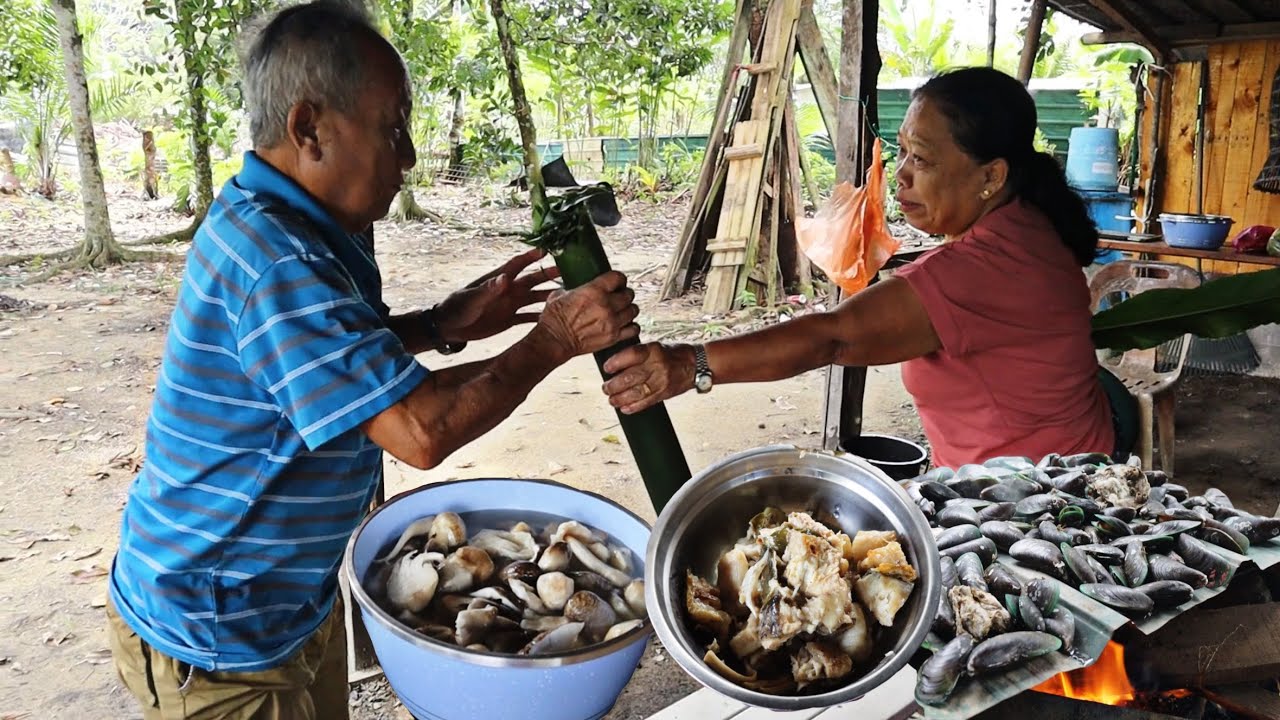 K.Jawai&B.Sigat Masak Di Pondok // Resepi Orang Kampung // Ikan Pansuh // Sayur Rebus…//