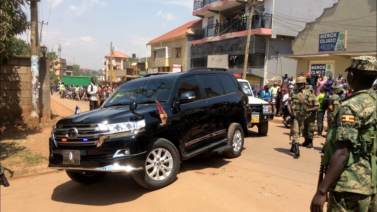 Kabaka Ronald Mutebi Convoy Arriving at Bulange, Mengo for Parliament Official Opening