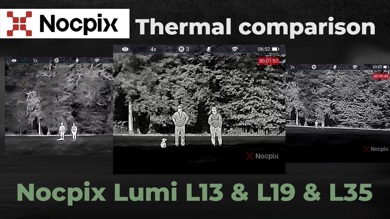 Nocpix Lumi Series (L13, L19, L35) Thermal Monocular Comparison | Optics Trade In the Field
