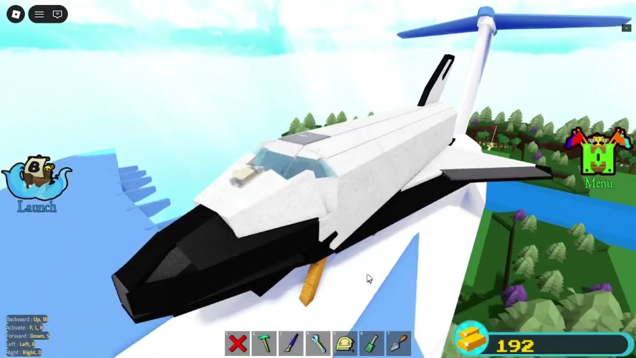 Trip to space in the Space Shuttle