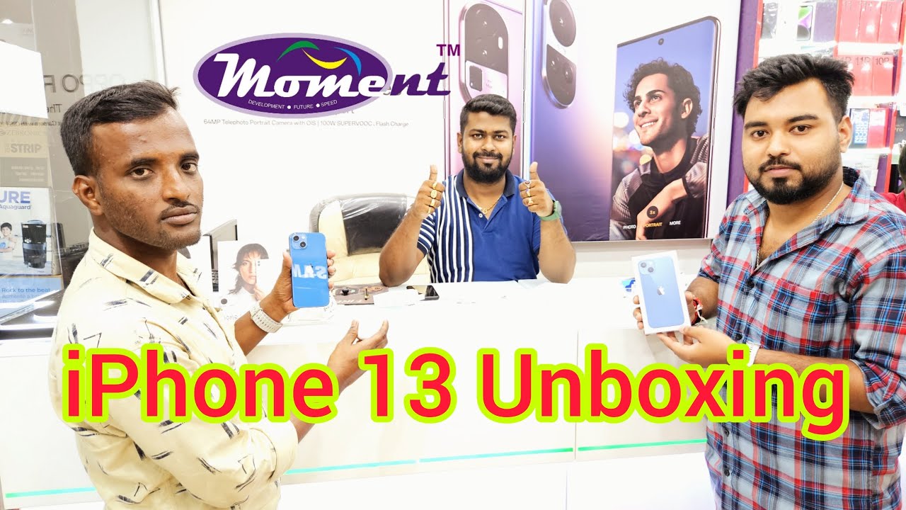 iPhone 13 Unboxing at Moment Enterprise. Apple Authorised Dealer at Siliguri. #ilovemoment #apple