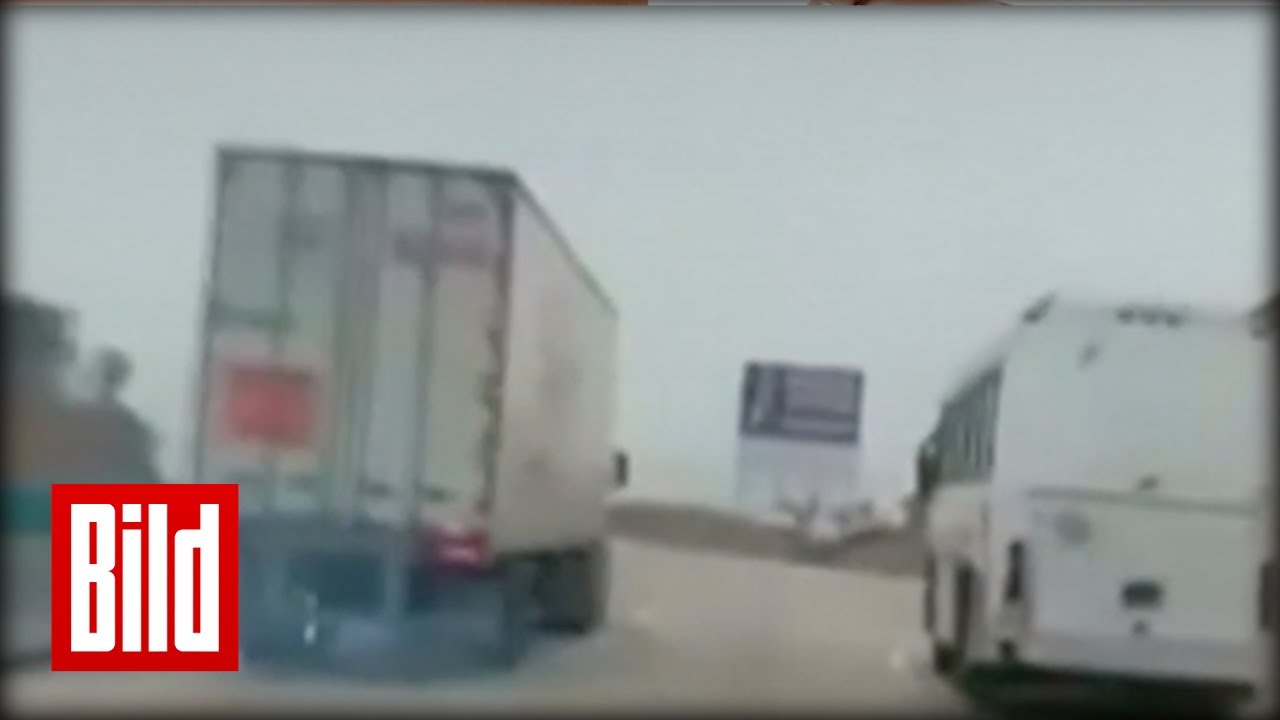Bremsen defekt - Lkw rast den Berg runter