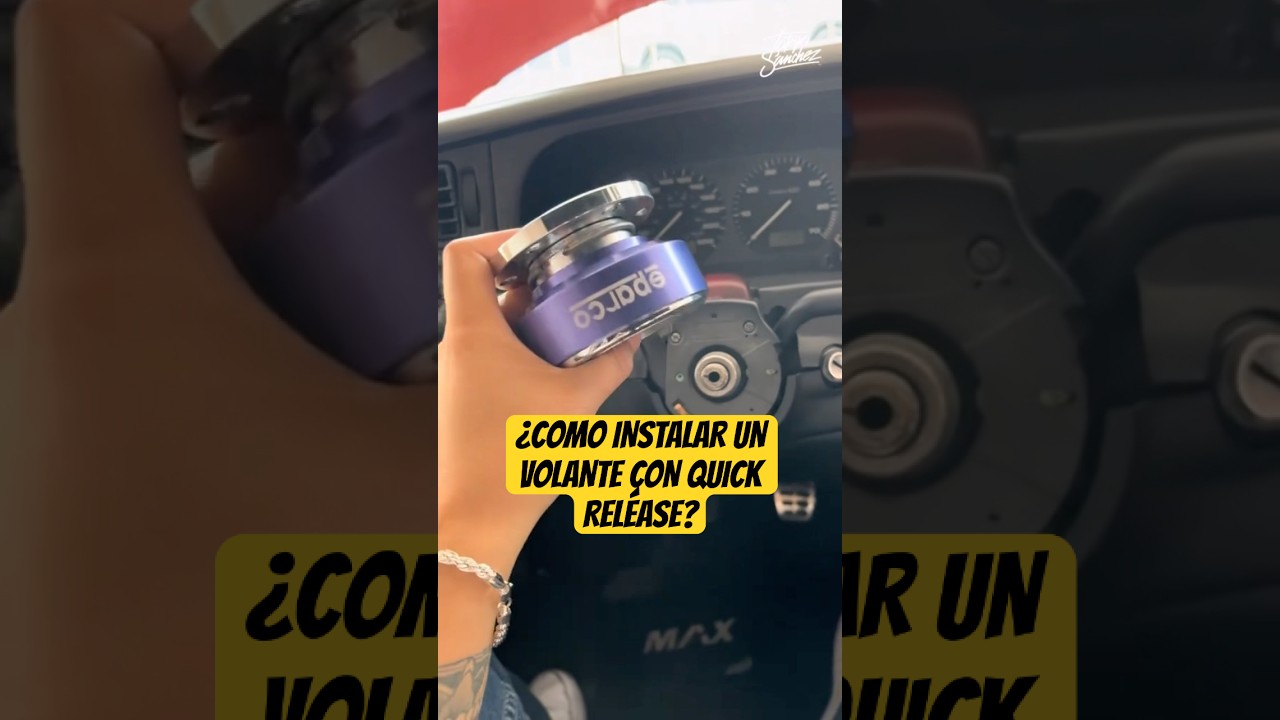 &iquest;C&oacute;mo instalar un volante con quick rel&eacute;ase?#shorts #tutorial #trending #tuning #carmods #viralvideo