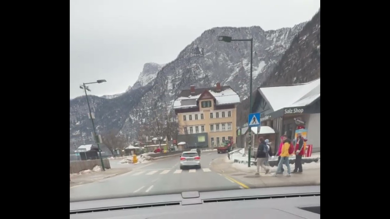 Дорога до озер Fuschlsee , Wolfgangsee, Hallstatter see road 150km for day. Obertraun