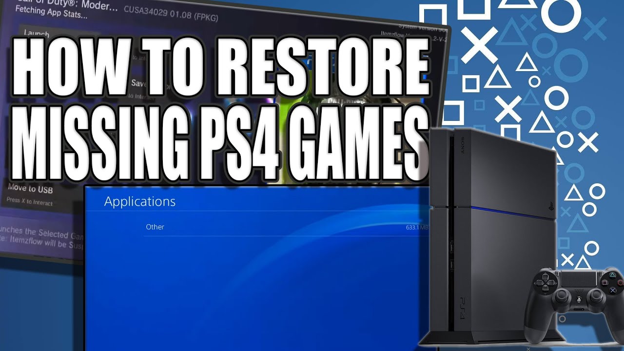 How To Restore Missing PS4 Games | 2026 Jailbreak Guide