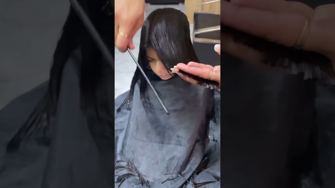 girl layar hair cut kaise kare// how to do girls layer cut//