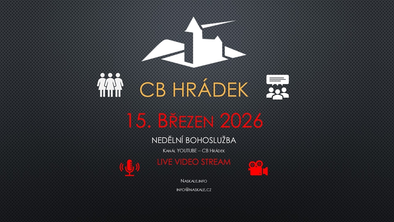 CB Hr&aacute;dek, Bohoslužba, Neděle 22-03-2026