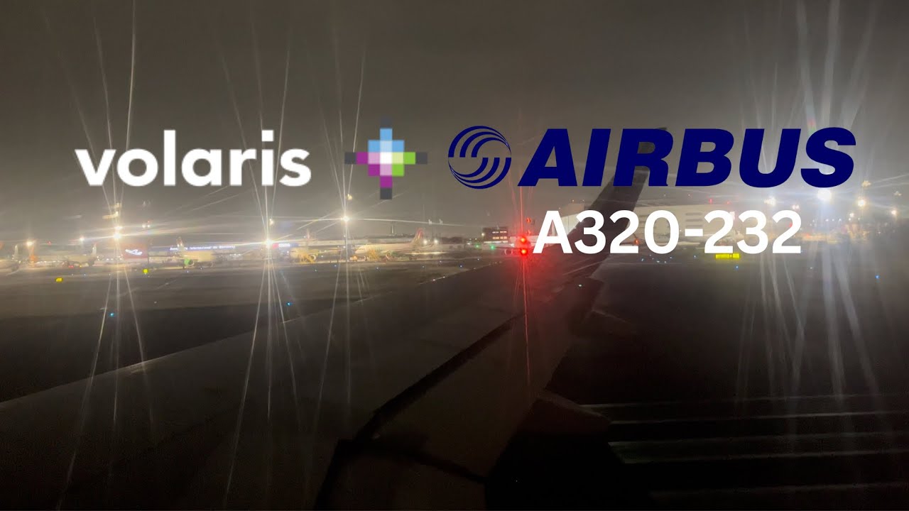 Volaris Airbus A320-232S Takeoff From Monterrey 