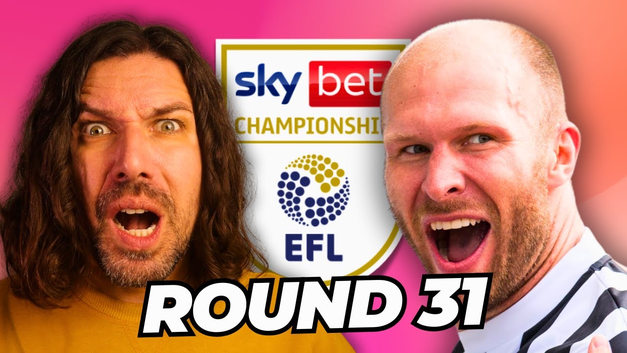 Championship SCORE PREDICTIONS - Round 31