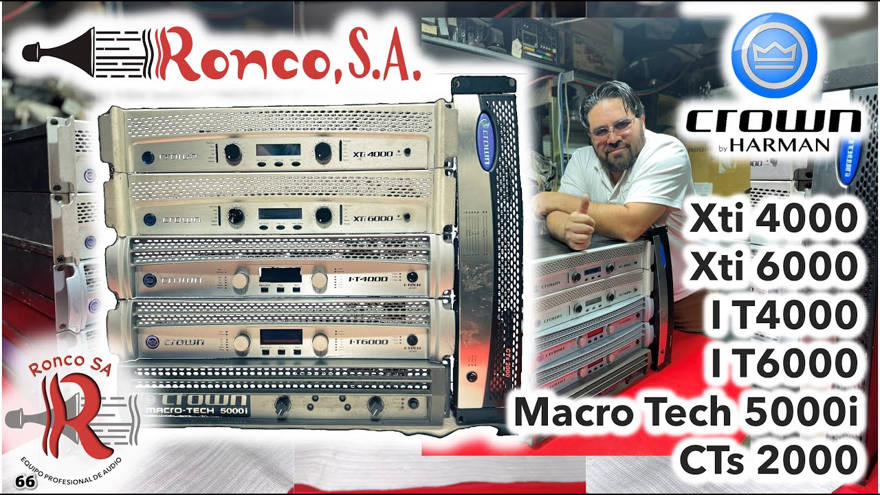 Hablemos de CROWN!  XTi 4000 y 6000, I T4000 y 6000 y CTs 2000
