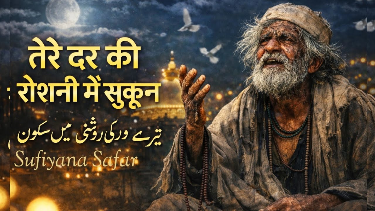 Tere Dar Ki Roshni Mein Sukoon | Heart Touching Sufi Qawwali | Spiritual Sufi Song | Sufiyana Safar