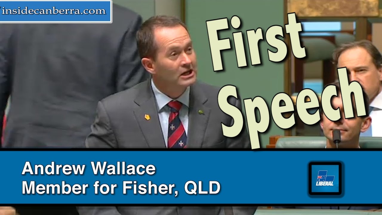 First Speech in the 45th Parliament by Andrew Wallace member for Fisher - Liberal Party