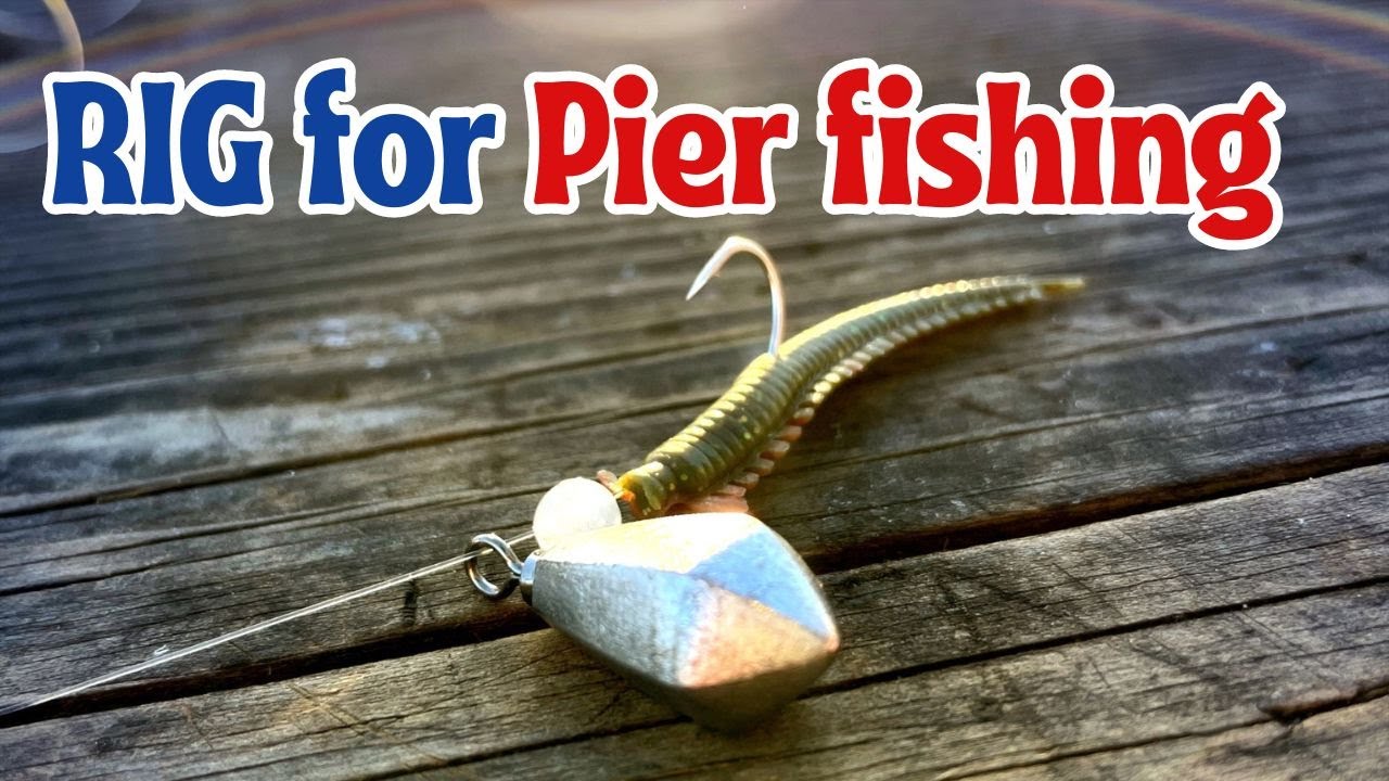 Rig and Bait for Pier fishing. GULP! Sandworm.