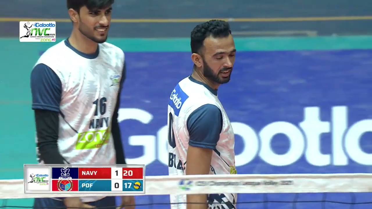 Navy vs POF | M18 Highlights | National Volleyball Championship 2025 | Live on Tamasha