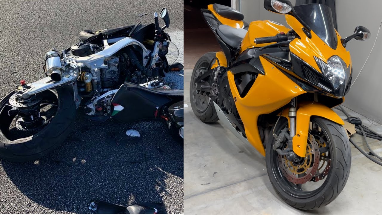 Rebuilding A GSXR 600 Motorcycle In 6 Minutes