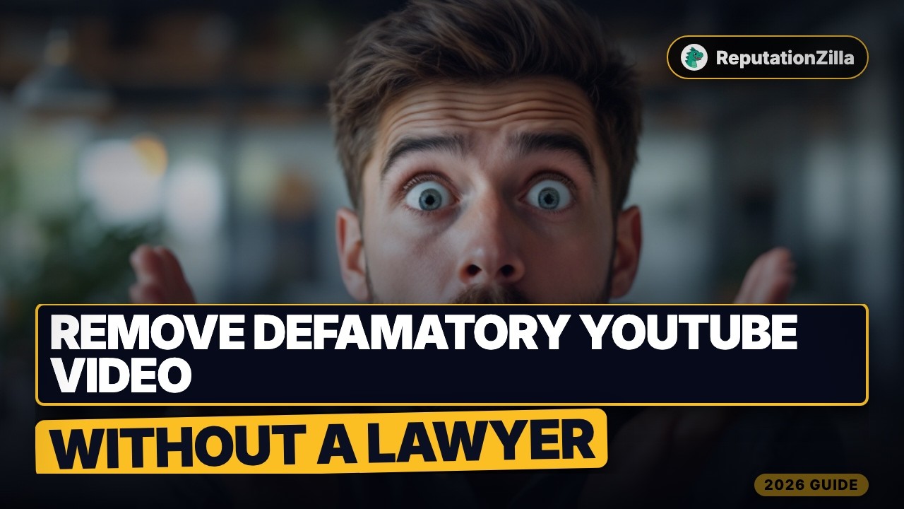 Remove Defamatory YouTube Video Without a Lawyer (2026 Method)