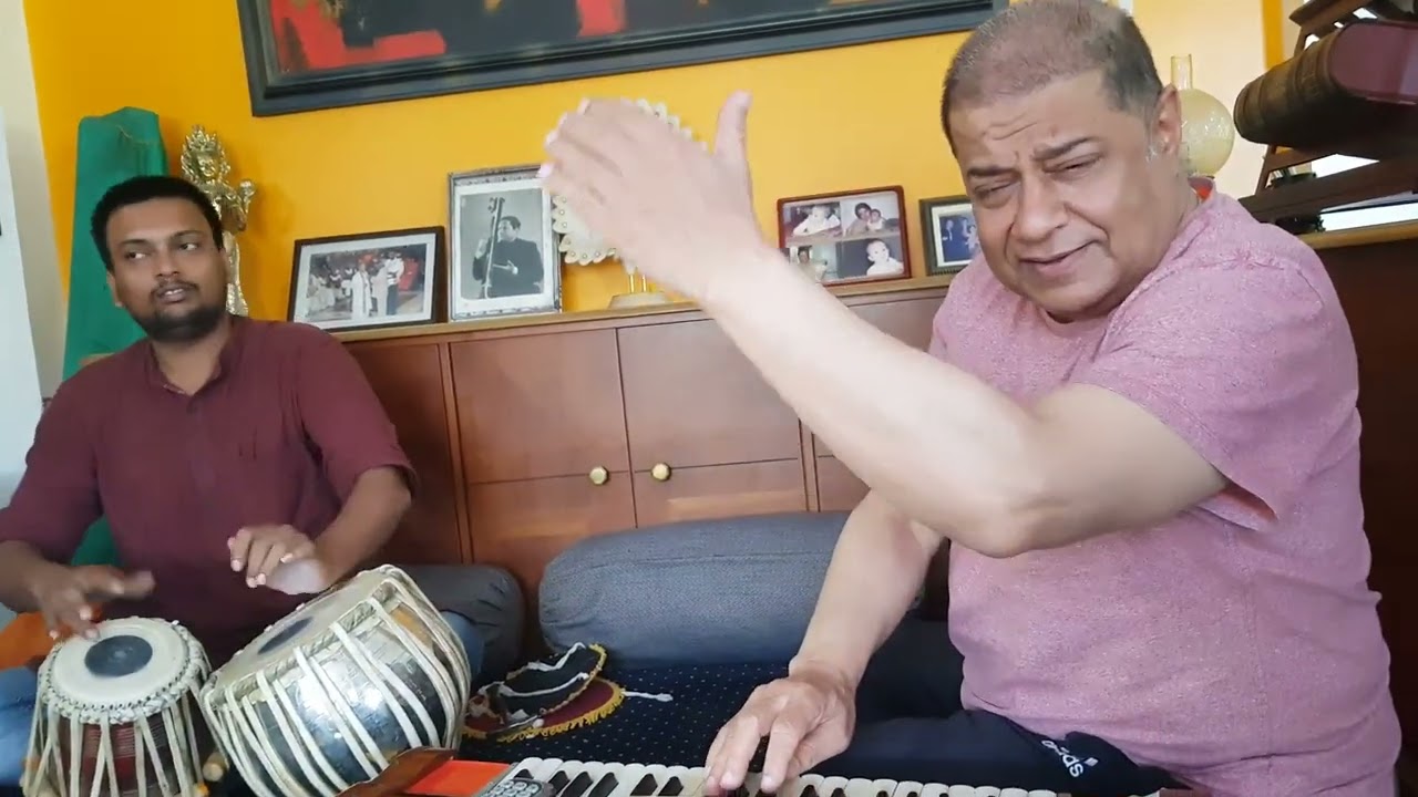 raat gaheri hai/gazal/ anup jalota/tabla (anujverma)