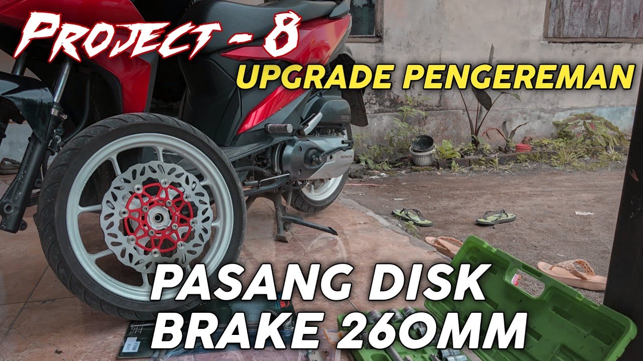 PASANG DISK BRAKE PSM 260MM DI BEAT 2020 | UPGRADE PENGEREMAN ❗❗