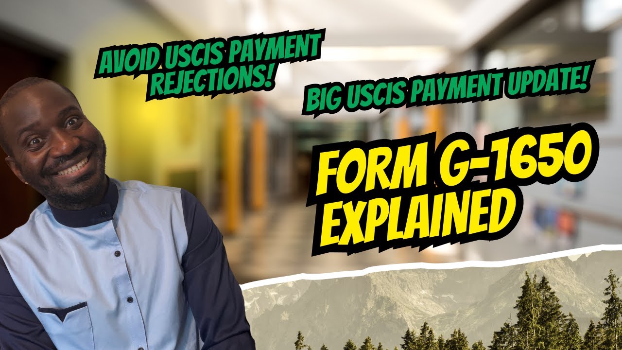 Оплатите сборы USCIS за подачу документов с помощью формы ACH Debit Form G 1650. Учебное пособие:...