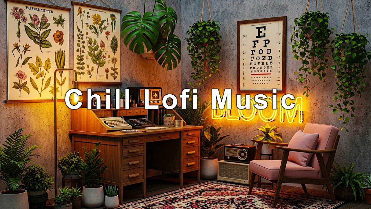 Chill Lofi 2026 🌿 beats to relax/study to | plants & retro vibes