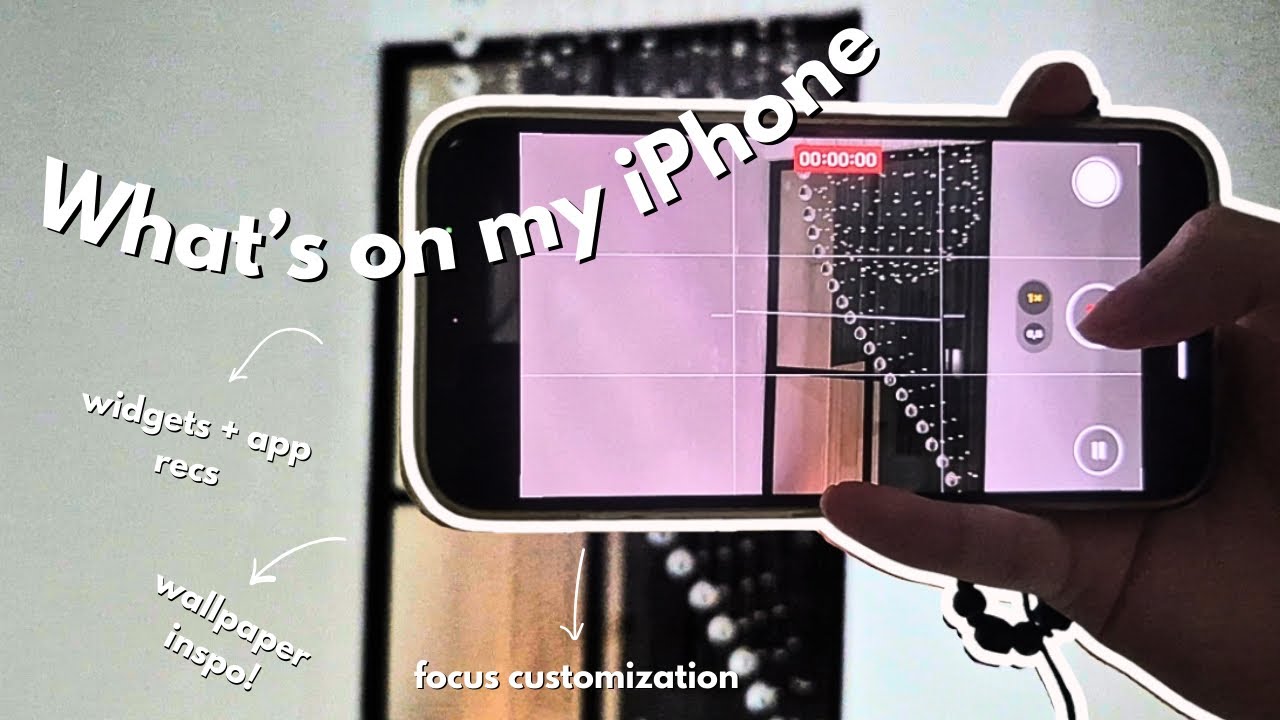 what’s on my iphone 13 ⋆˚꩜｡ tour, widget recs, focus inspos ♡