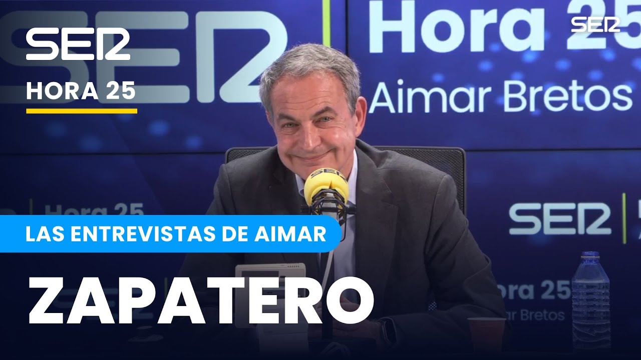 Entrevista a José Luis Rodríguez Zapatero, en Hora 25